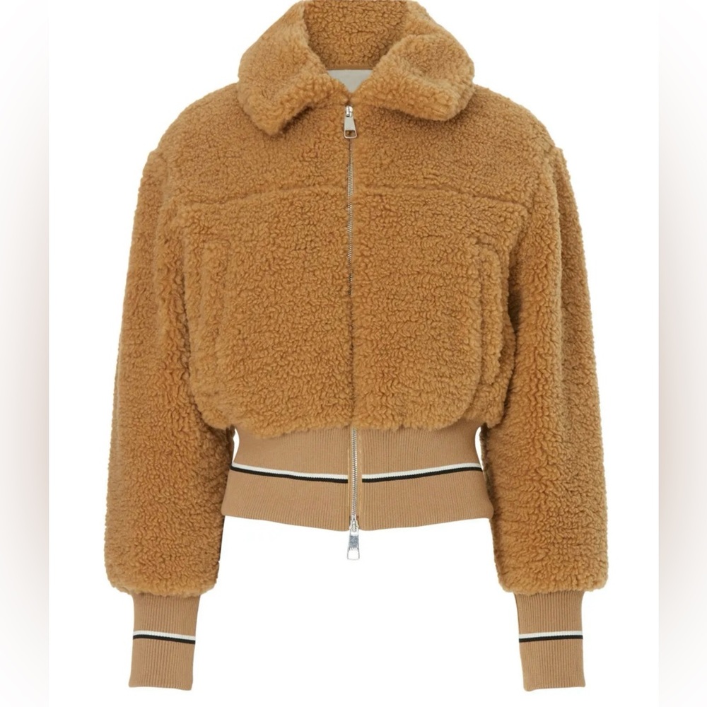 NWT HUGO BOSS Teddy Jacket Bomber Jacket Jatedy NEW Track Comfy Faux Fur Highend